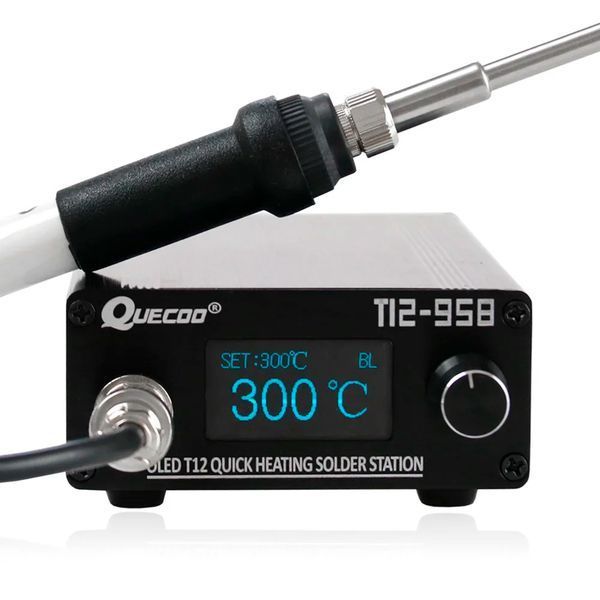 Паяльная станция Quicko T12-958 с OLED-дисплеем и быстрым нагревом t12-958 фото