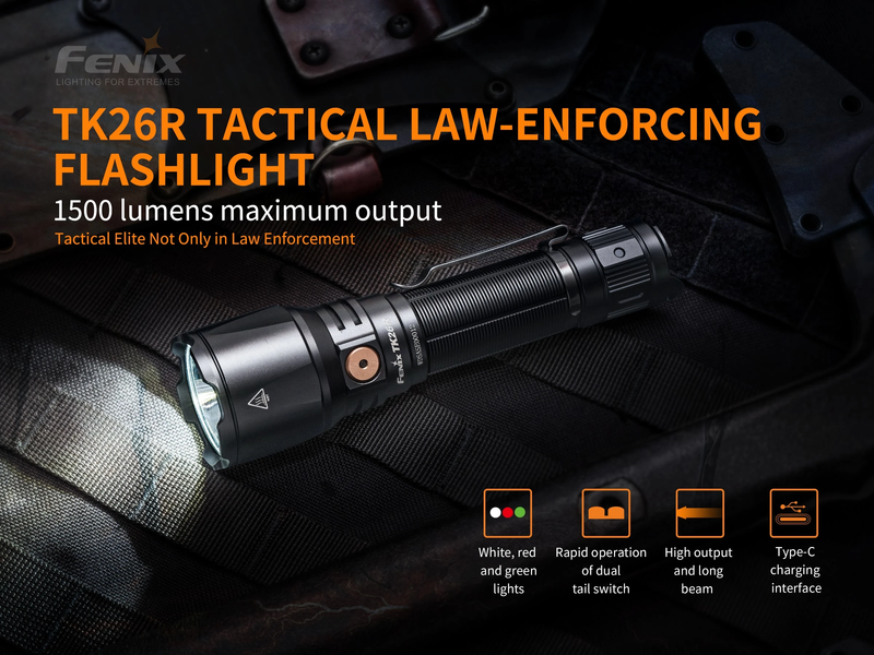 Fenix TK26R USB &mdash; тактический фонарь fen-tk26r-usb  фото