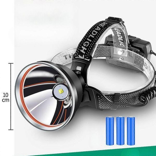 Налобний LED ліхтар акумуляторний p90-v64 фото