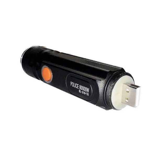 Багатофункціональний ручний  BL-616-T6 ліхтар  з USB-зарядкою bl-616-t6 фото