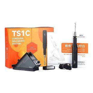 Miniware TS1C - акумуляторна паяльна станція  з блоком живлення 45 Вт ts-1-c фото