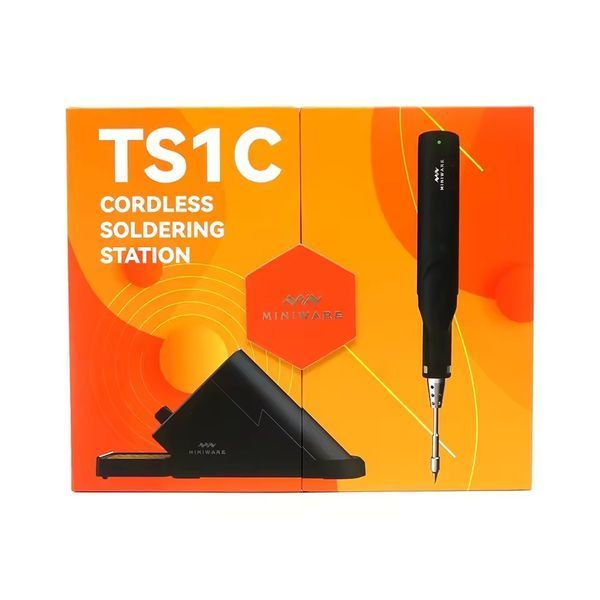 Miniware TS1C - акумуляторна паяльна станція  з блоком живлення 45 Вт ts-1-c фото
