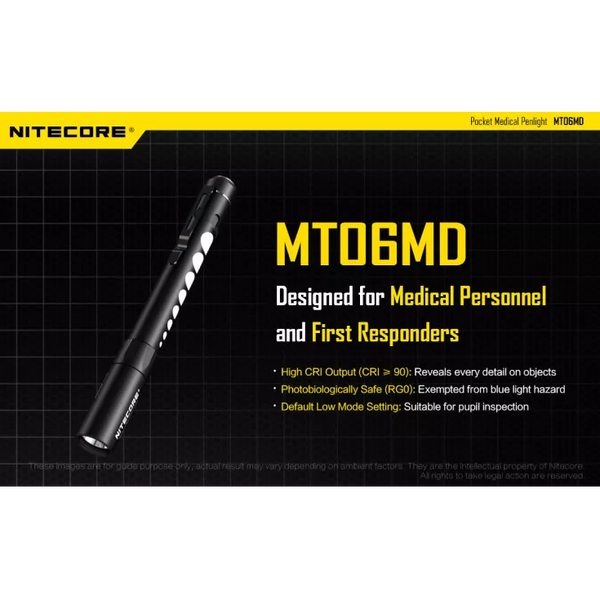 Nitecore MT06MD &mdash; професійний медичний діагностичний ліхтар mt-06-md фото
