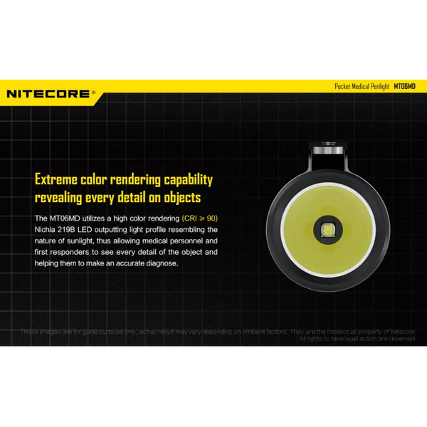 Nitecore MT06MD &mdash; професійний медичний діагностичний ліхтар mt-06-md фото