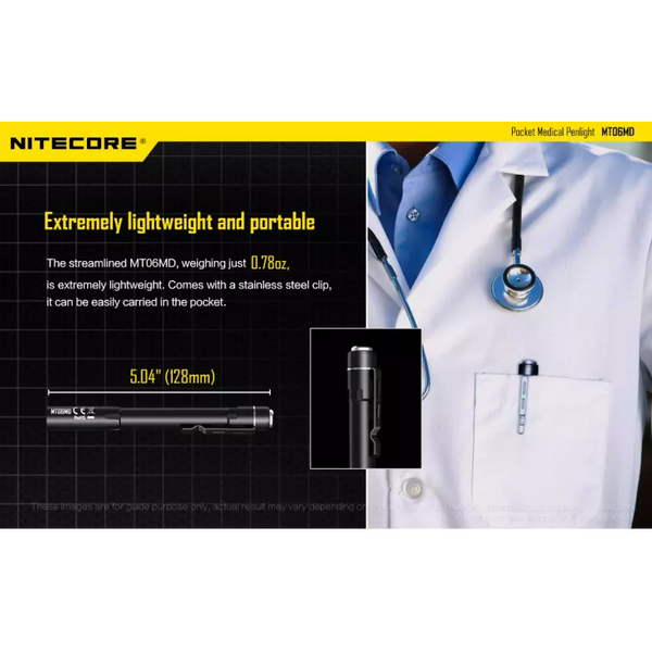 Nitecore MT06MD &mdash; професійний медичний діагностичний ліхтар mt-06-md фото