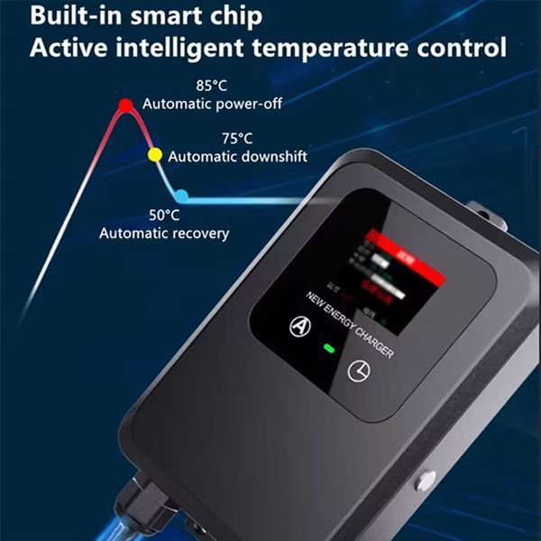 Зарядна станція EV Wallbox 7 кВт 32A Type-2 для електромобілів ng-type2 фото