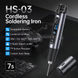 FNIRSI HS-03 &mdash; портативний паяльник з акумулятором, живленням USB-C та змінною батареєю hs-03 фото 4