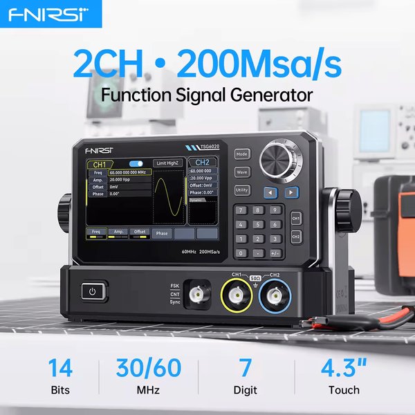 FNIRSI TSG6020 &mdash; функциональный генератор сигналов для настройки и тестирования электроники fn-tsg6020 фото